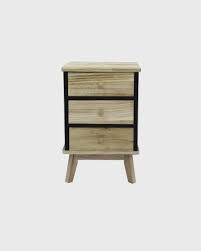 By acme furniture $ 202 95. Scandinavian Style Light Wood Bedside Table With 3 Drawers Mobili Rebecca