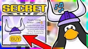 Club penguin question and answers how do you get the gold viking helmet? New Secret Purple Viking Helmet Club Penguin Rewritten Penguin Style February 2020 Secrets Youtube