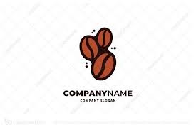 Coffee Beans Logo Design Logo Coffee Bean Logo Cafe Logo Design Logo Design