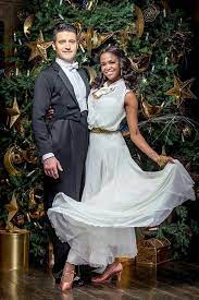 She is best known as a professional dancer on the british television series 'strictly come dancing'. Oti Mabuse And Tom Chambers Dancing Queen Victorian Dress Fashion