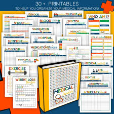 A sick leave form or a medical leave form is typically filled out by an employee if he wishes to go on sick leave. Medical Binder Printables Sunshine And Rainy Days