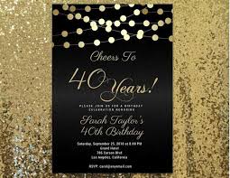 Black And Gold Birthday Invitations Templates Cheers To 40 Years Invitation Any Age 40th Birthday Invitations Black And G 70th Birthday Invitations 60th Birthday Invitations Birthday Invitation Templates