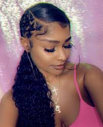 Pinterest Laashai Weave Ponytail Hairstyles Natural Hair Styles Curly Hair Styles Naturally