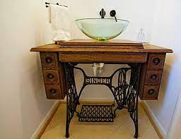 Small metal bathroom tables vanity singer. 13 Crazy Creative Diy Bathroom Vanities