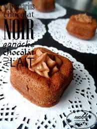 Mini Savarins Chocolat Noir Ganache Chocolat Au Lait Ganache Chocolat Au Lait Aperitif Sucre Chocolat Au Lait
