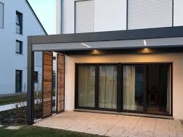 Terrassenuberdachung Mit Lamellen Sichtschutz Olching Jalousien Huber Gmbh Uberdachung Terrasse Terrassenuberdachung Terrassendach