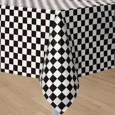 Black And White Checkered Tablecloth Plastic Race Car Party Table Cover Cars Party Table Cover Racecar Tablecloth Cars Party Checkered Table Cover Checkered Tablecloth Race Car Party Birthday Party Table Decorations