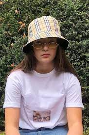 Plaid Bucket Hat Plaid Bucket Hat Outfits With Hats Bodycon Dress With Sleeves