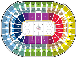 Punctual Penguins Seating Chart With Rows Verizon Center