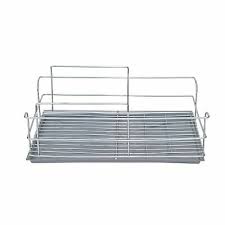 Si ha la possibilità di riporre i piatti evitando il faticoso sollevamento delle stoviglie e il gocciolamento lungo le braccia. Mobel Wohnen Scolapiatti 2 Ripiani 56x25 Appendere Acciaio Inox Gocciolamento Gocciolatoio Kochen Geniessen