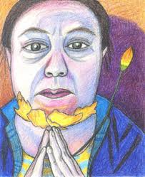 Crayon Self-Portraits Library