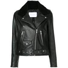 Nobody Denim Sherpa Biker Jacket Black Leather 14 610 665 Idr Liked On Polyvore Featuring Outerwear J Motorcycle Jacket Outfit Jacket Outfits Nobody Denim