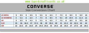 Converse Jack Purcell Size Chart Tops4creditcards Co Uk