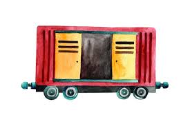 Download Train Boxcar With Open Door Watercolor Svg Cut File By Creative Fabrica Crafts Creative Fabrica PSD Mockup Templates