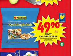 Det självklara valet för kebab men också på en. Kronfagel Kycklingkebab Ica Maxi November 2020