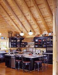 Pin By Debbie Blair On Log Homes Inside Out Log Home Kitchens Log Home Interiors Log Cabin Kitchens