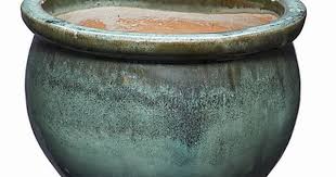 Keramik Blumentopf Bavaria Antik Jade Grun Glasiert Rund Keramik Glasierte Keramik Pflanzen