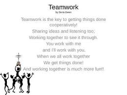 Teamwork Poem Teacherspayteachers Com Teamwork Poems Pbis