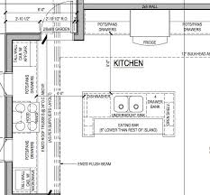 l shaped #kitchen with island floor