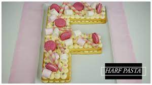 pastaneye siparis vermek yerine evde kendiniz yapin harf pasta cream tart figen ararat youtube