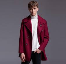 Discover men's wool coats and jackets at asos. Men Wine Red Wool Coat Autumn Winter New Lapel Large Pattern Woolen Trench Coat Large Size Men Casual Outwear S 6xl Casual Outwear Trench Coat Woolen Coat
