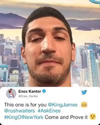 After trolling LeBron James all year, Enes Kanter is ... trying to recruit  him?
