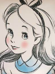 Alice All Sketched Out Disegni Disney Disegni Dei Personaggi Disney Dipinti Disney