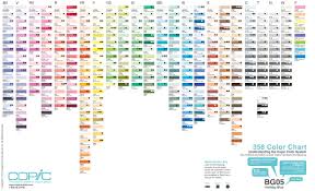 The Copic Color System Explained Copic Marker Color Chart