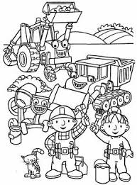 bob the builder preparing to start work bob der baumeister ausmalbilder wenn du mal buch