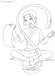 Print the best free cartoon coloring pages from our collection of all popular cartoon characters! Avatar The Last Airbender Drawings Coloring Home