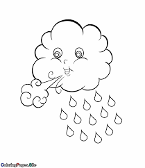 Blowing Cloud Coloring Page Coloring Pages Copic Marker Art Online Coloring