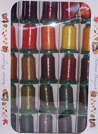 Poly X 40 Embroidery Machine Thread 25 Spool Autumn Amazon