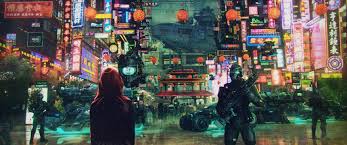 Sci Fi Cityscape Soldiers Asian Culture Buildings Cyberpunk People Hoodie Fantasy 2k Wallpaper Hdwallpaper In 2020 Cityscape Cyberpunk City Futuristic City