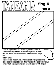 The flag of tanzania was adopted on 30 june 1964. Tanzania Coloring Page Crayola Com