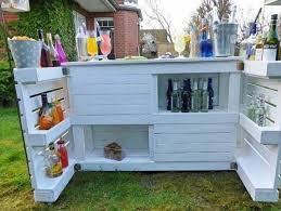 Pallet Outdoor Bar Gartenbar Aus Paletten Gartenbar Palettenmobel Garten