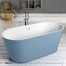 3d viewer is not available. Banos10 Freistehende Badewanne Van Aus Verstarktem Acryl 170cm Oder 150cm