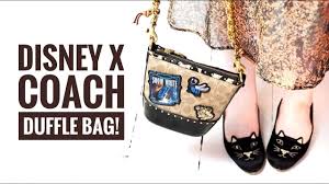 coach x disney duffle handbag