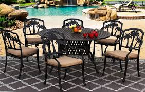 We did not find results for: Palm Tree Cast Aluminum Outdoor Patio 7pc Set 60 Inch Round Dining Table Series 3000 With Sunbrella Sesame Linen Cushion Zenpatio