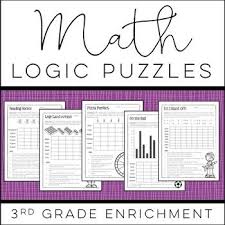 Start studying math word problems 3rd grade. Math Logic Puzzles For 3rd Grade Includes 15 Higher Order Thinking Puzzles Designed To Challenge An Math Logic Puzzles Higher Order Thinking Math Logic Puzzles