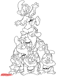 My point that first and foremost, coloring in is a fun. Snow White And The Seven Dwarfs Coloring Pages 6 Disneyclips Com