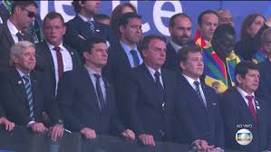 Jair bolsonaro, presidente de brasil, aprovechó la cumbre del mercosur para bromear con su homólogo. Bolsonaro E Moro Assistem A Final Da Copa America No Maracana Rio De Janeiro G1