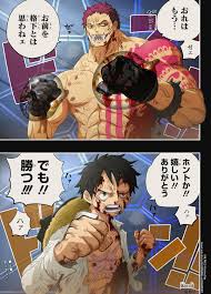 Luffy Vs Katakuri By Goldenhans By Goldenhans Luffy Anime Comic Book Cover