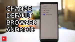 Go to menu > options > general > startup and select make default. How To Change The Default Browser On Android Youtube