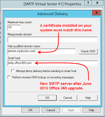 The easiest way to do that is to use now you have a functional smtp relay set up using a local server and office 365 smtp relay. Office 365 And Smtp Relay Iis Heelpbook