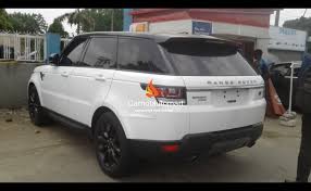 White Range Rover Sport 2014 At Lagos Nigeria