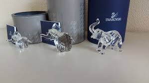 This is swarovski elephant, 1120446 by duty free crystal on vimeo, the home for high quality videos and the people who love them. Swarovski Elephant Large Elephant Small And The Baby Catawiki