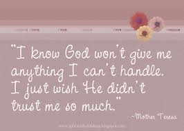 And Spiritually Speaking Trust Quotes Knowing God Quotable Quotes