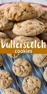Chewy Butterscotch Cookies Butterscotch Cookies Delicious Cookie Recipes Butterscotch Cookies Recipes