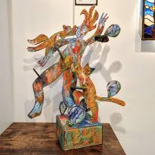 Tomorrow is Second Saturday in the River Arts District, and our guest is  mixed-media artist Greg Vineyard, who will be working