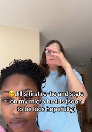 Jill Braiding Hair Mothers Day